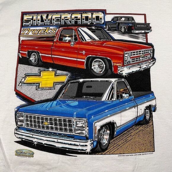 Silverado pick up Tee shirt 1973-87  Adult size Med - Picture 1 of 7